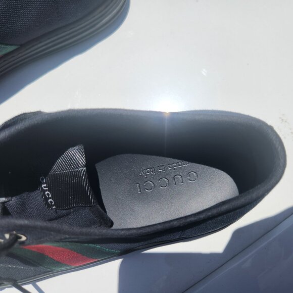 COPY - Gucci Web Sneakers Canvas sz 9 - Picture 5 of 8